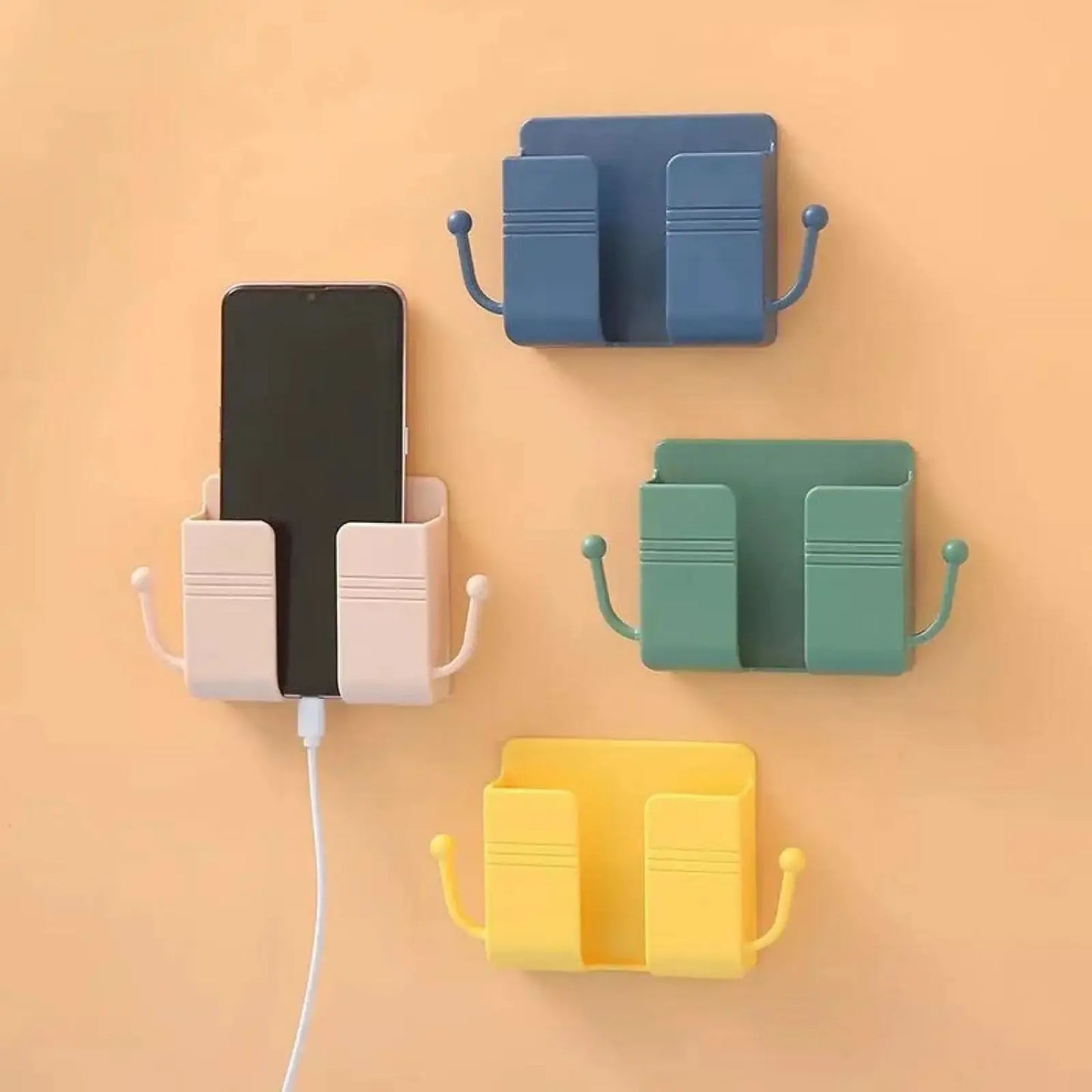 Mobile phone holder mounted on self-adhesive wall, wall-mounted mobile phone holder📱✨