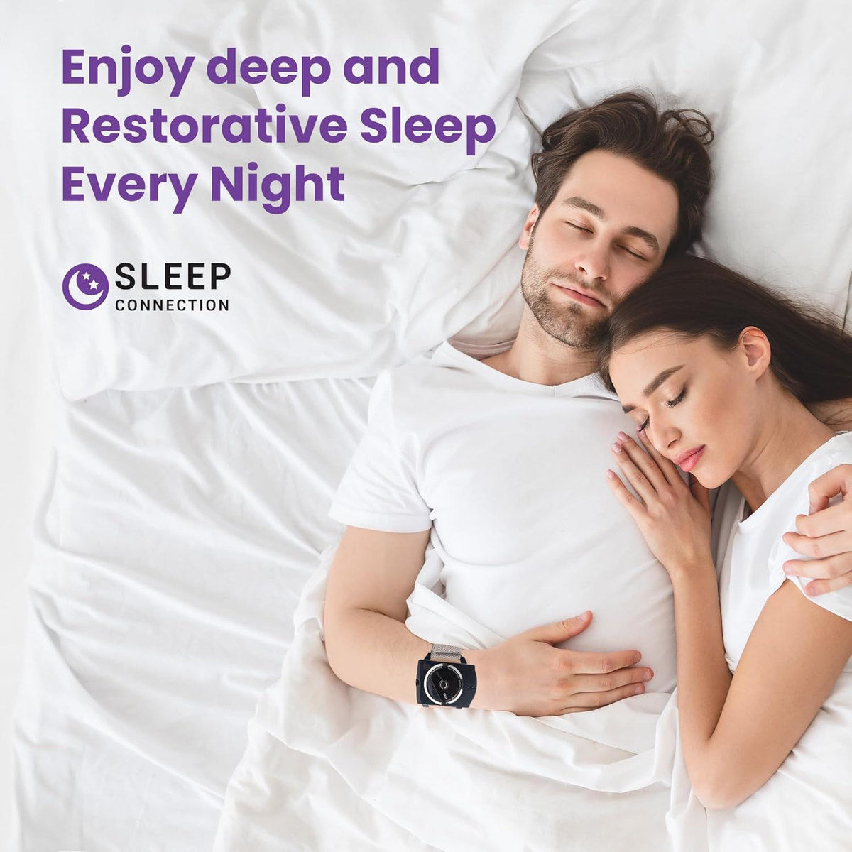 Smart Anti-Snoring Wristband, Vibration Posture Corrector