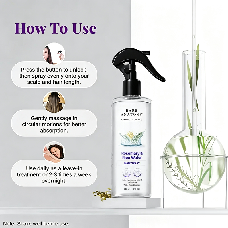 Rosemary Water with Rice Water |100% NaturalRosemary Water with Rice Water🌱