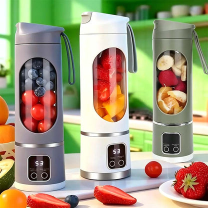 【Summer Sale Deals】 Portable 15.22 Oz USB Rechargeable Personal Blender with LED Display🥤