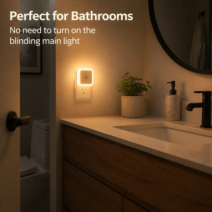 6‑Pack Compact Ultra‑Energy‑Saving Smart LED Night Lights💡
