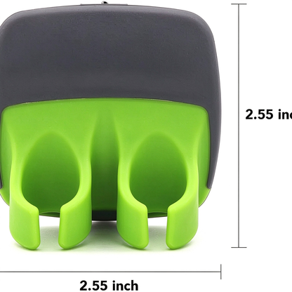 2 Pcs Hand Vegetable Peeler Palm Peeler Rubber Finger Grips Comfortable 🥔
