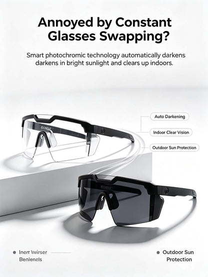 UV400 Photochromic Polarized Safety Glasses🕶️☀️