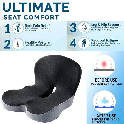 【Back to School 】Non-Slip Memory Foam Seat Skin-Friendly 🧑‍💻