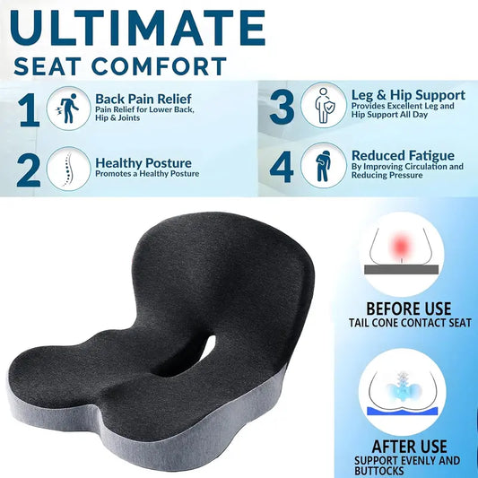 【Back to School 】Non-Slip Memory Foam Seat Skin-Friendly 🧑‍💻