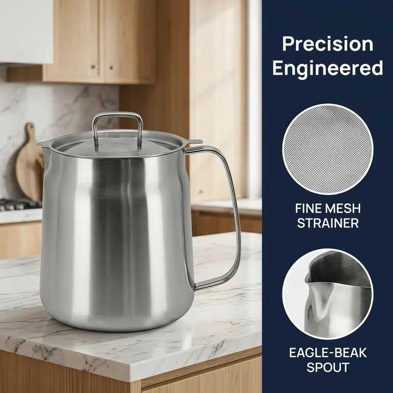 304 Stainless Steel Deep Fryer Pot Set π³