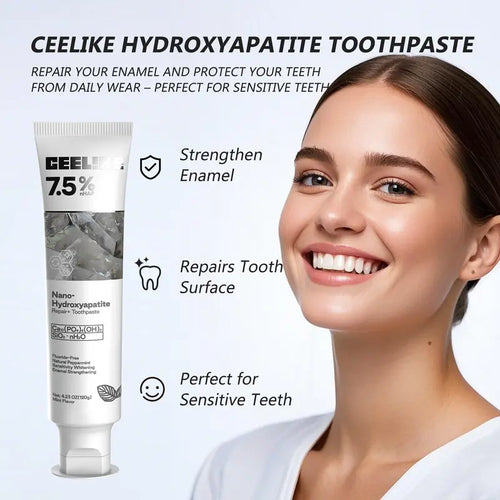 Fluoride-Free Hydroxyapatite Toothpaste | Fresh Breath🍋‍🟩