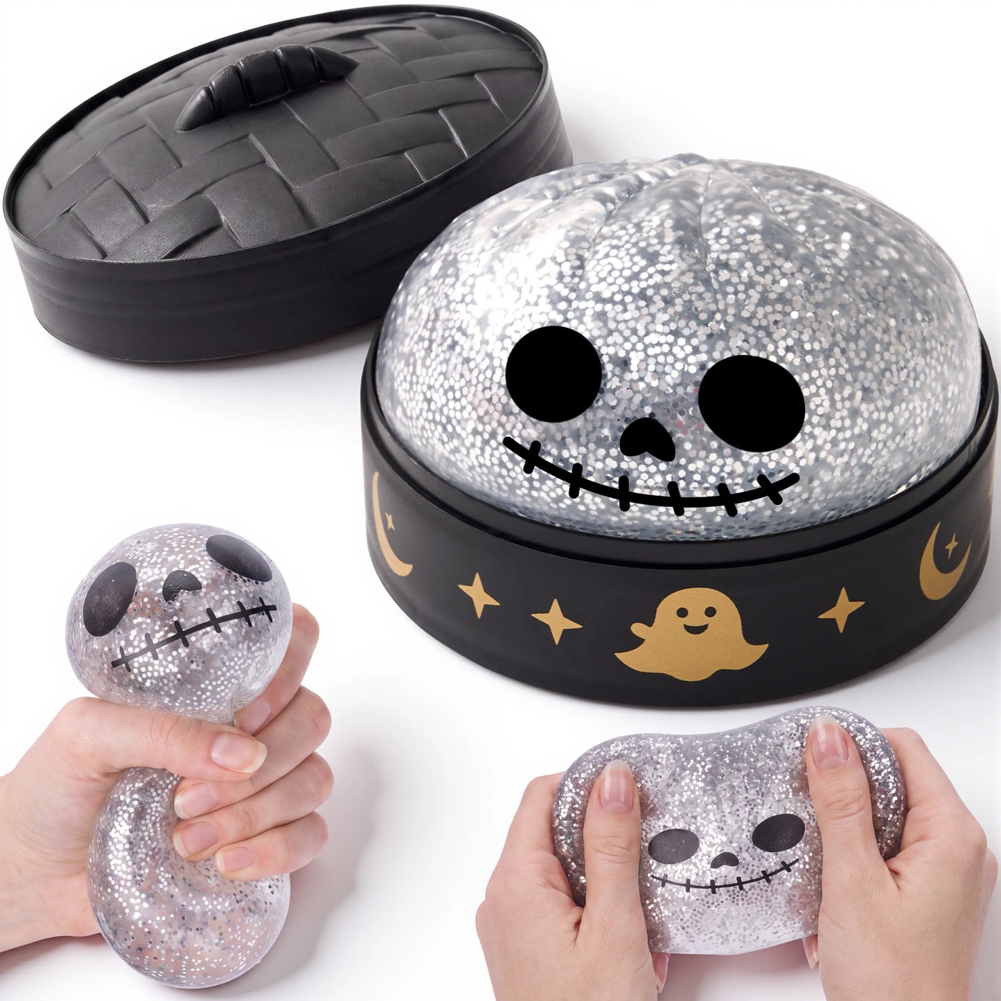 Halloween Dumpling Stress Relief Toys,Slow‑rebound maltose squishy toys🎃