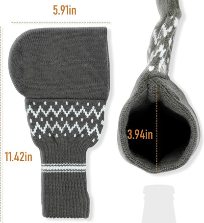 Beer Mitten Gloves - Knit Stitched Drink Mitt Holder for Beverage🧤
