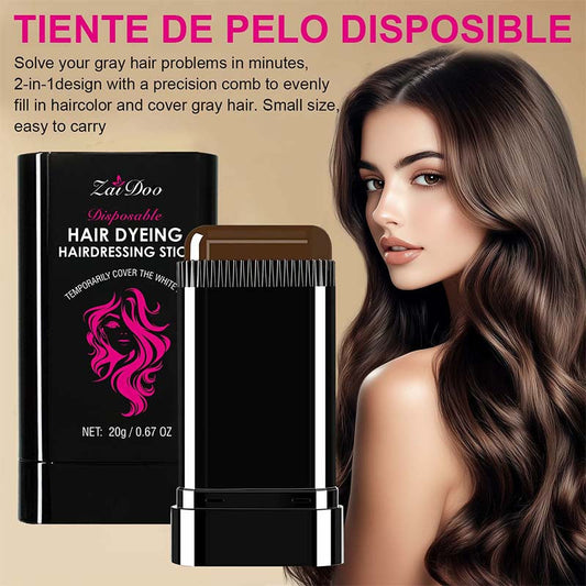 Disposable Hair Dye Stick, Covers Gray Hair, Waterproof and Sweatproof💇