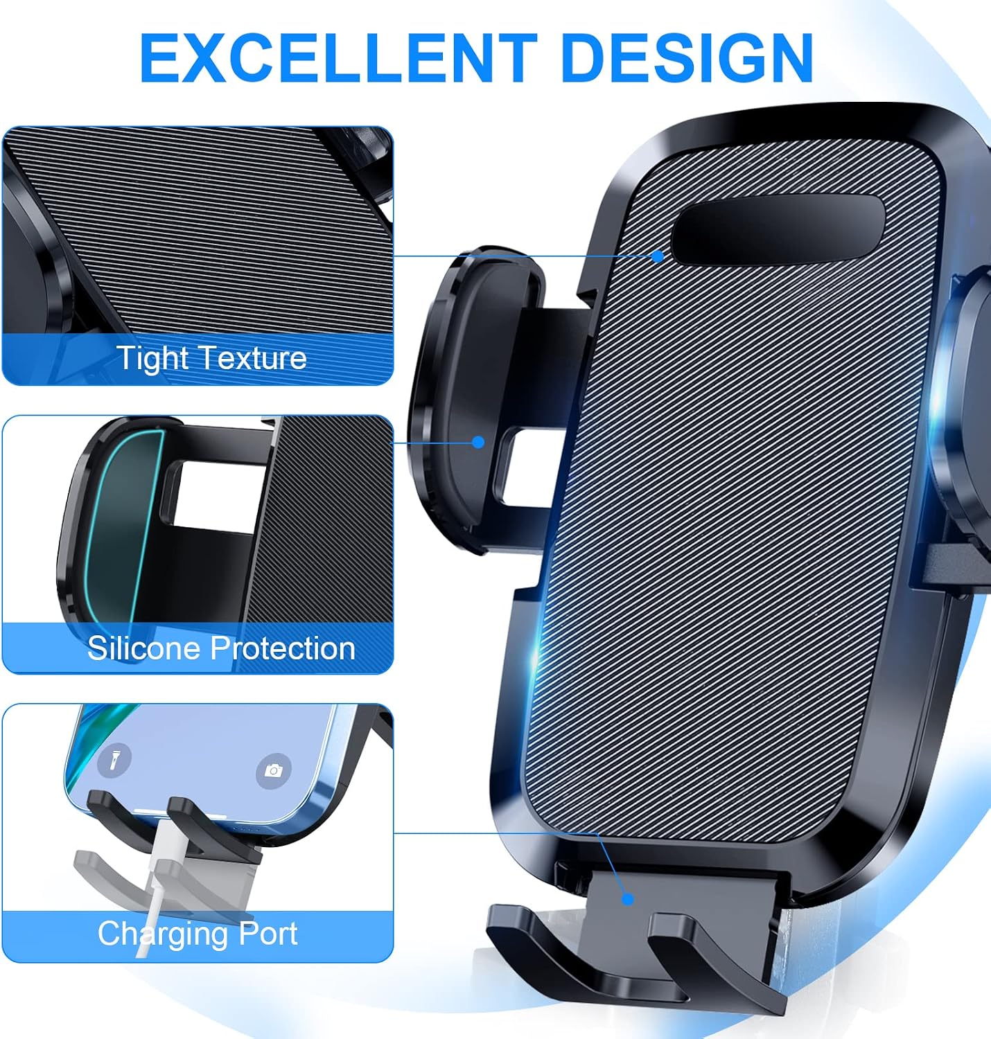 Car Phone Holder 2026 Ultimate Phone Holder for Your Car Windshield Dashboard Cell Phone Car Mount📱