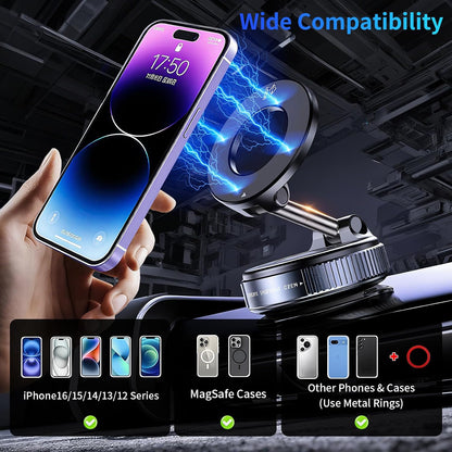 2.0 Foldable Magnetic Car Phone Holder - 20 N52 Magnet🚗