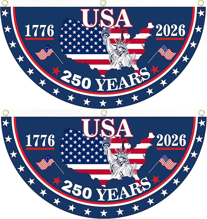 USA 250 Years Celebration Hanging Flag🎊