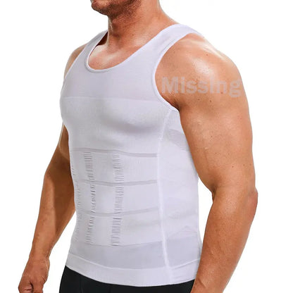 Men Round Neck Compression Tank Top,Men Shaping Vest,Men Sleeveless Shirt Shapewear👕
