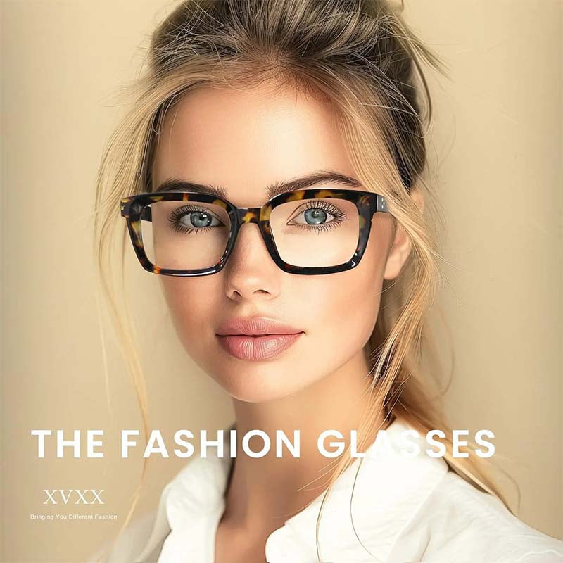 Lightweight Tortoiseshell Square Reading Glasses for Women & Men - Blue Light Blocking👓✨