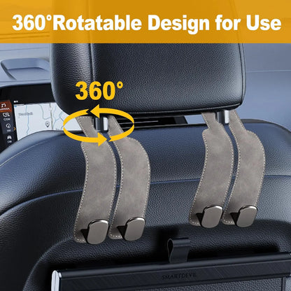 2‑Pack Car Purse Hook, Purse Hook for Car Seats Headrest, Car Seat Hooks 🚗