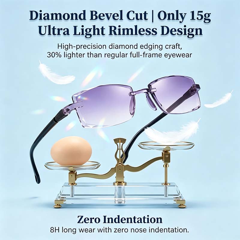 Smart Zoom Diamond-Cut Reading Glasses 👓