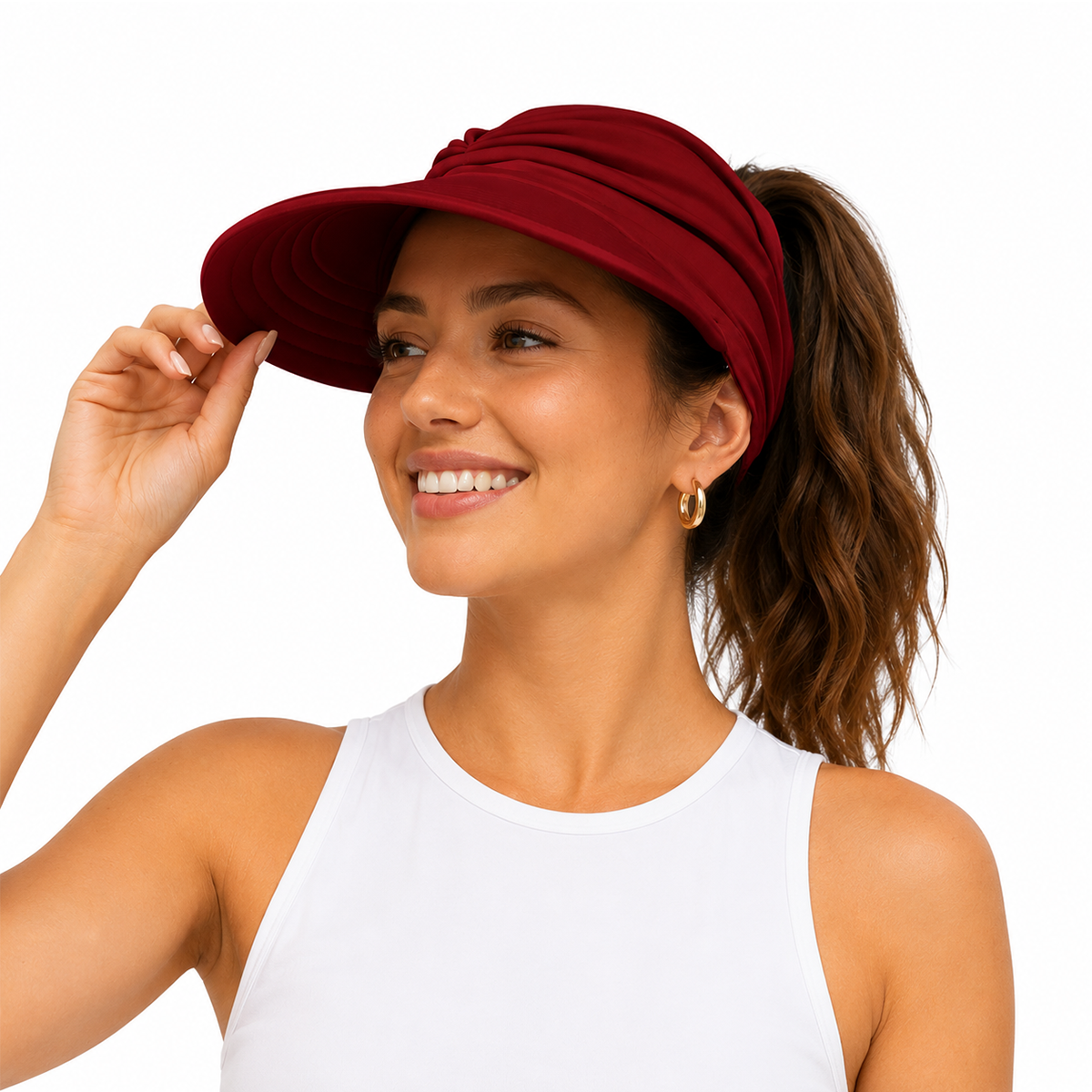 ☀️ Women's UPF 50+ UV-Protective Sun Hat with Open Top