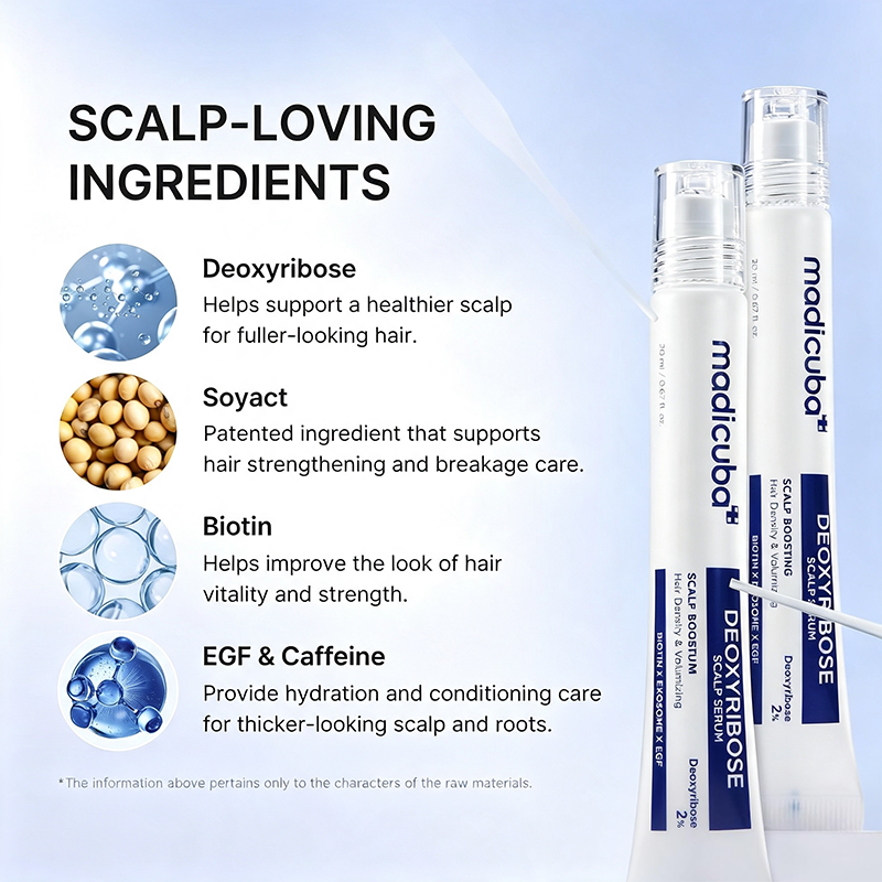 Deoxyribose Scalp Serum | For Fuller-Looking Hair & Scalp Strengthening Roll-On Serum🪮