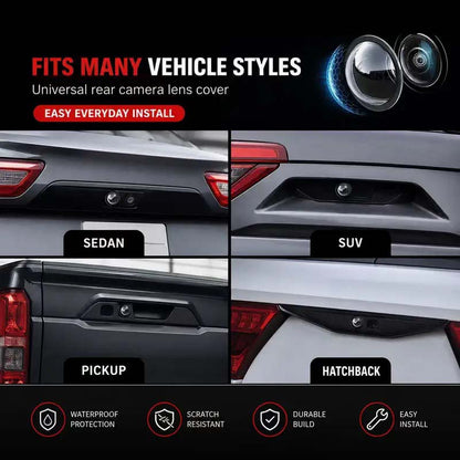 2 Pcs Mirror Shape 360 Panoramic Rearview Car Camera Lens Cover 🚗