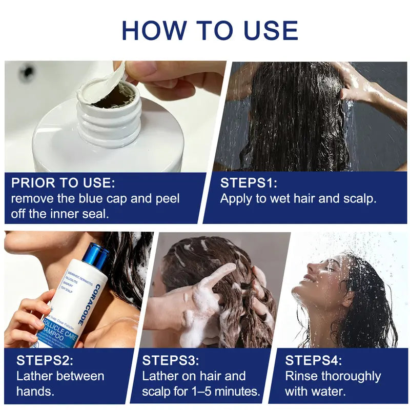 Folliculitis Shampoo for Itchy, Flaky Scalp - Purifying Formula for a Soothed
