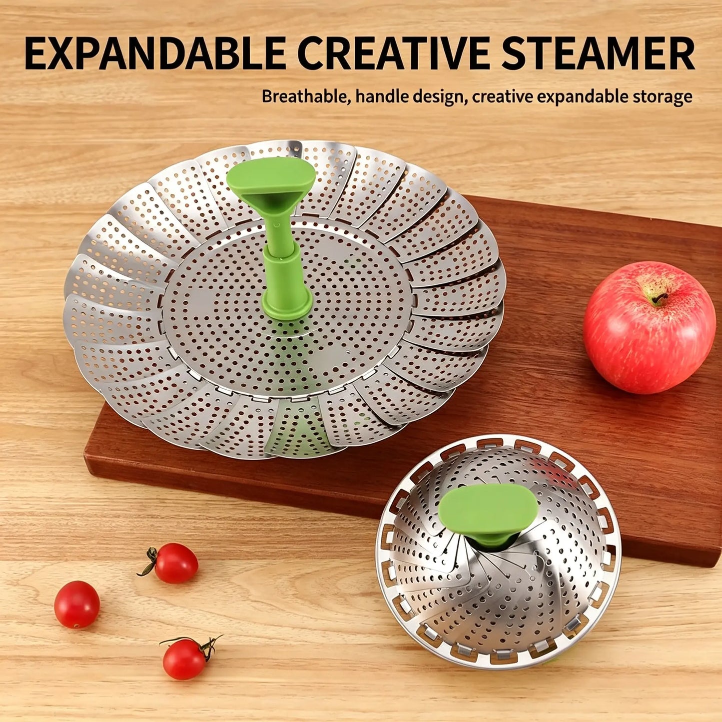 Vegetable Steamer Basket for Cooking Food, Stainless Steel Veggie Steam Basket for Pot 🥦