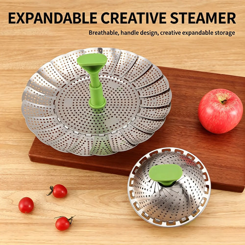 Vegetable Steamer Basket for Cooking Food, Stainless Steel Veggie Steam Basket for Pot 🥦