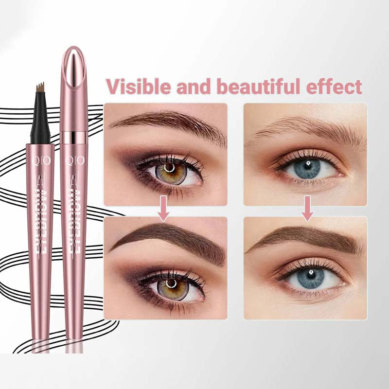 🖌️ Waterproof Micro-Fork Brow Pencil – Natural Hair-Like Brows👁️