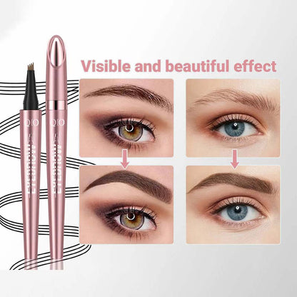 🖌️ Waterproof Micro-Fork Brow Pencil – Natural Hair-Like Brows👁️
