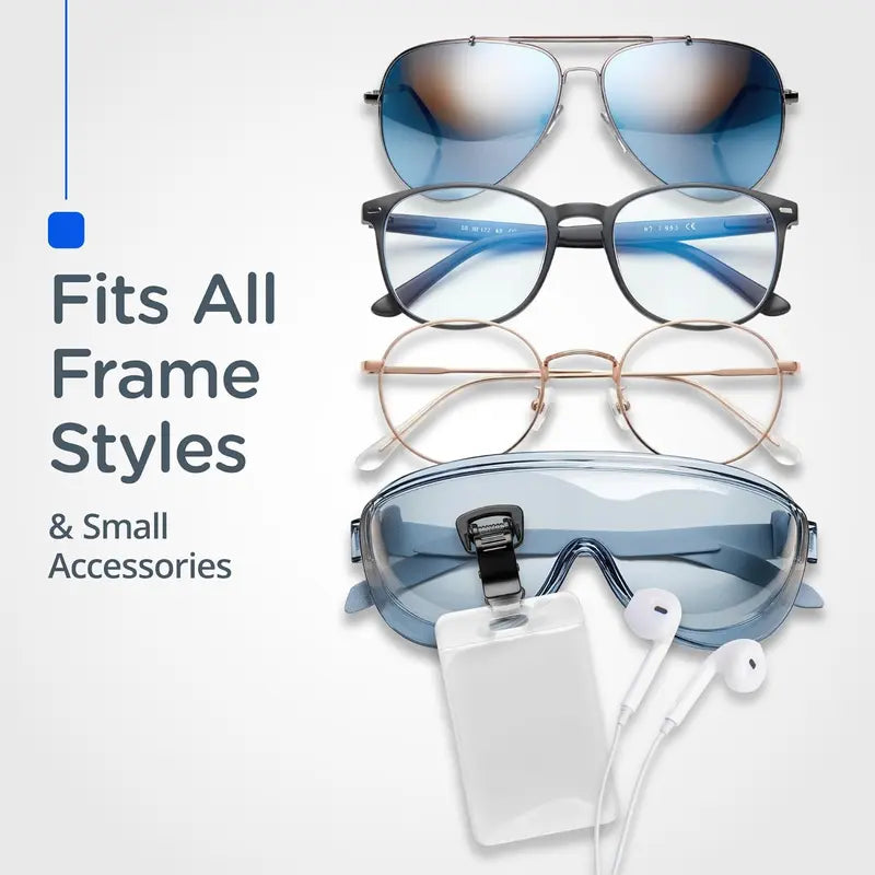 Magnetic Glasses Holder - Premium Strength Magnetic Hold - Fits All Frames👓