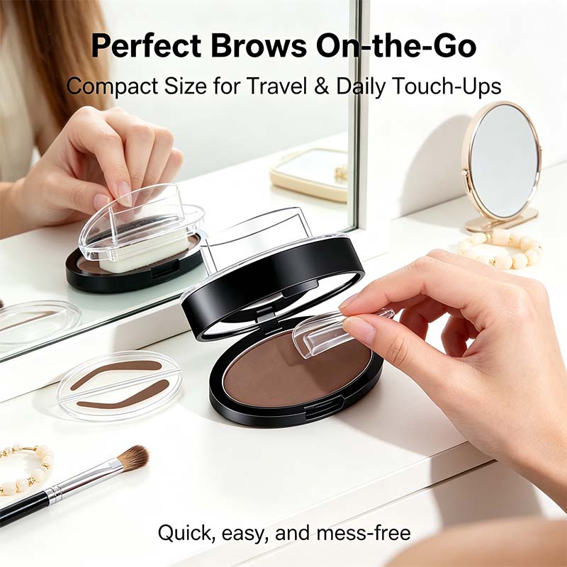 One Touch Eyebrow Stamp Makeup Kit 💓