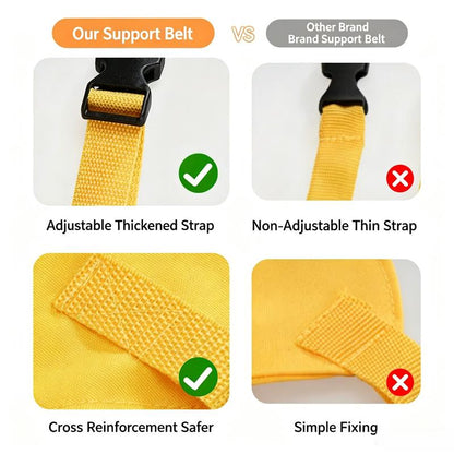 Harness Seat for High Chair Feeding Safety Seat with Strap, Booster Harness Belt Portable Dining Seat Strap🍼🪑