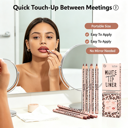 Full 12‑Color Lip Liner Set – Matte High Pigment, Long‑Lasting Non‑Fading 💋