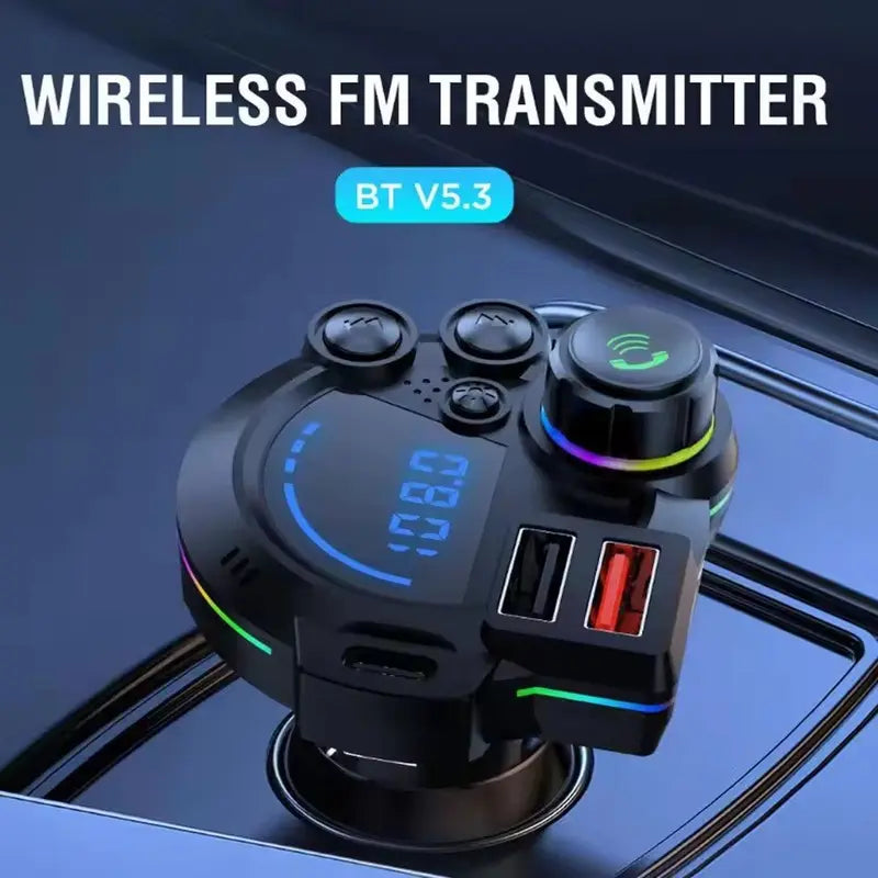 Father’s Day PD30W FM Bluetooth Car Charger RGB 🎁