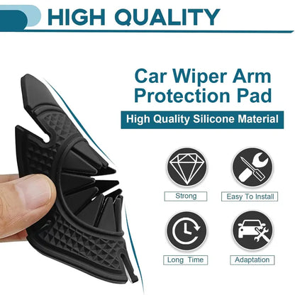 4 Pcs Silicone Automotive Windshield Wiper Arm Hole Protector Covers 🚗