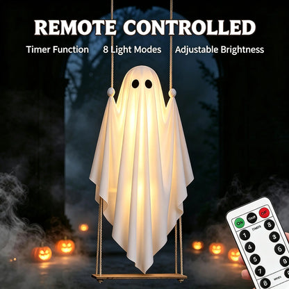 Halloween Decorations Outdoor Pre-Assembled Hanging Swing Ghost 🎃👻