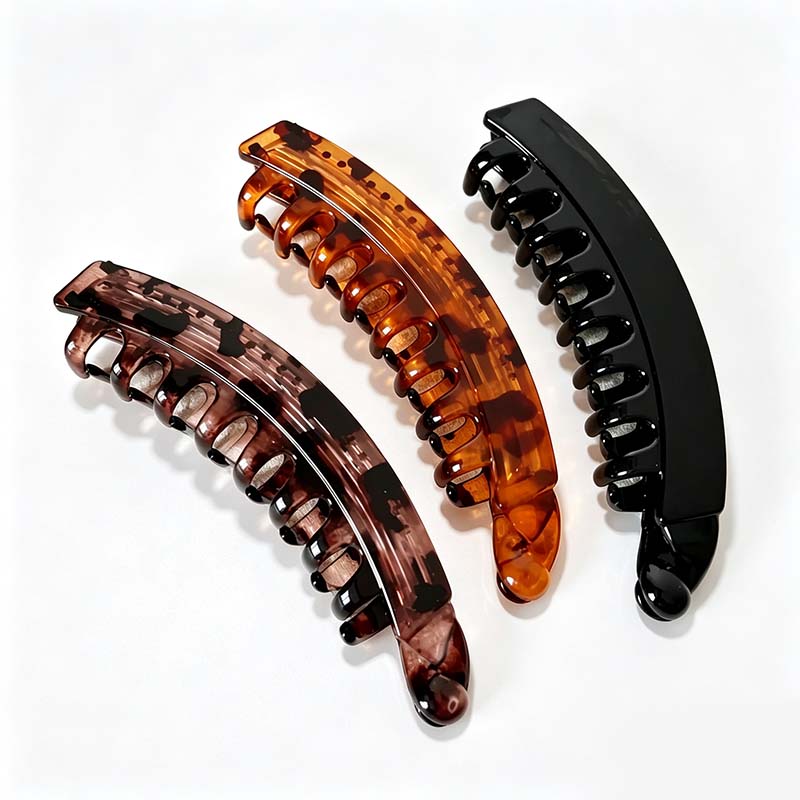 3 PCS Banana Hair Clips for Women, Cute and Stylish French Hair Claw Clips🎀
