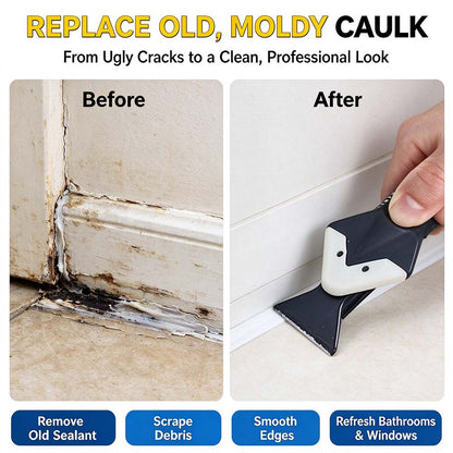 Multifunctional Caulk Remover Tool, Silicone Sealant Scraper, Caulk Finishing Tool Kit 🛠️