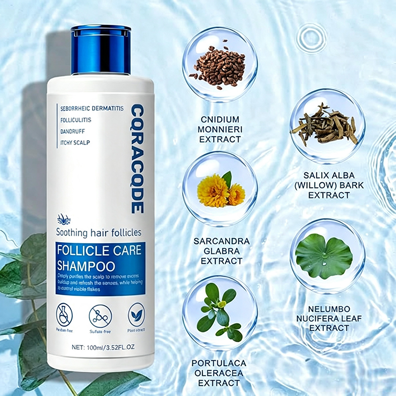 Folliculitis Shampoo for Itchy, Flaky Scalp - Purifying Formula for a Soothed