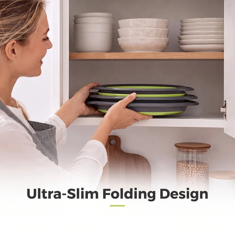 Colanders 3-Pack Sturdy Kitchen Strainer Set🥗