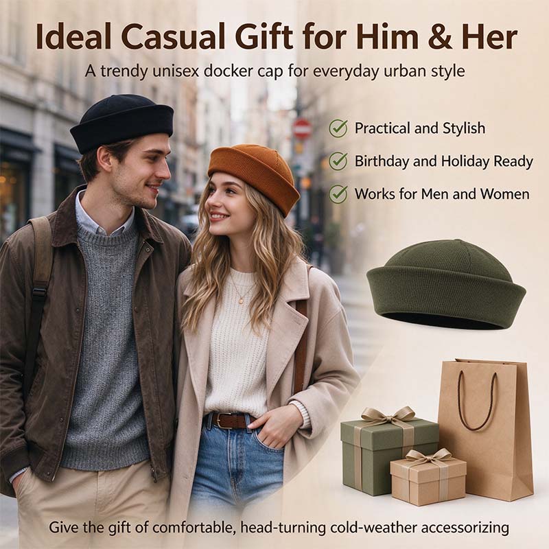 2026 Autumn-Winter Unisex Korean-Style Brimless Sailor Headwear 🧢