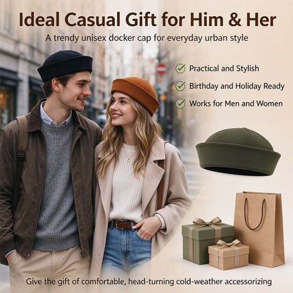 2026 Autumn-Winter Unisex Korean-Style Brimless Sailor Headwear 🧢