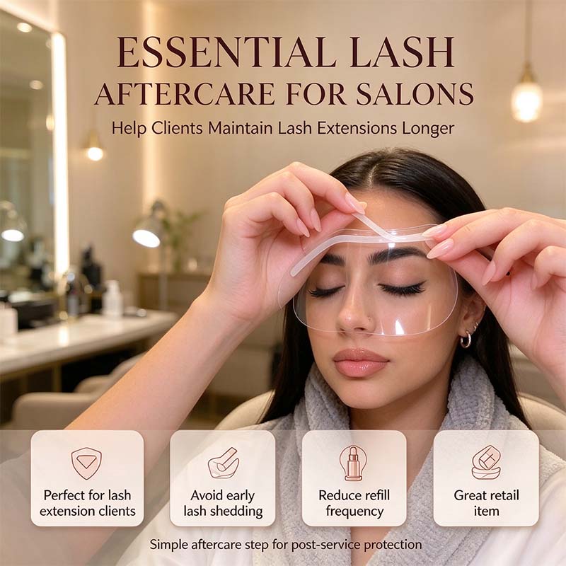25 Pcs Waterproof Protector for Lash Extensions 💧👁️✨
