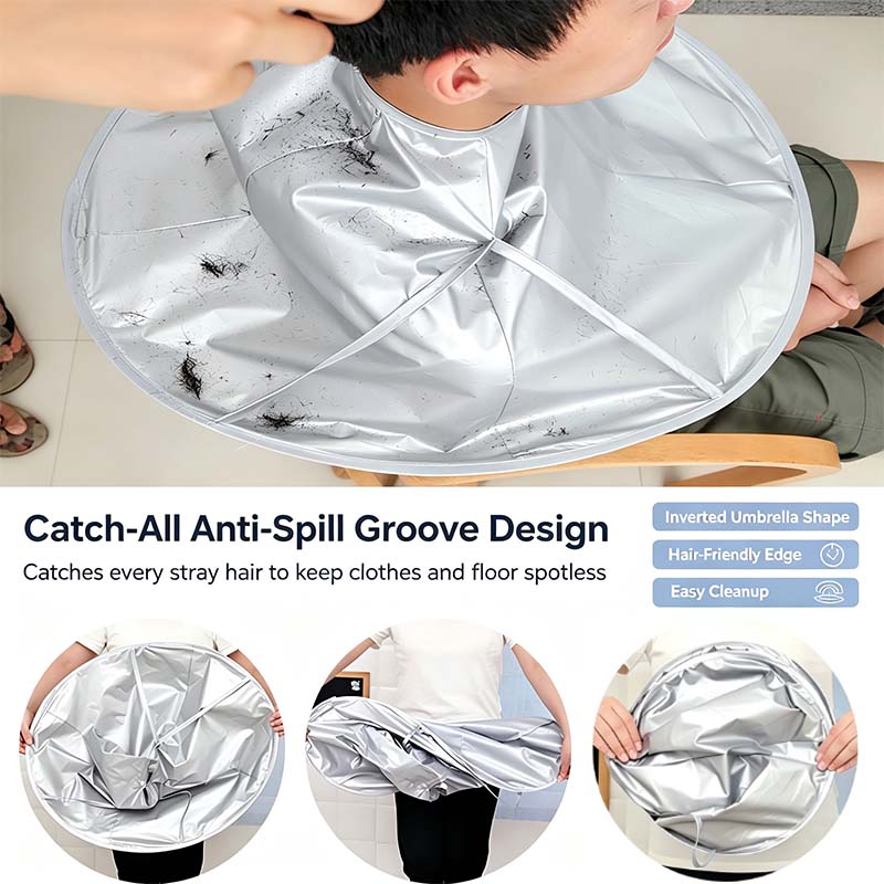 2026 New Diy Hair Cutting Cloak Umbrella Cape Professional Salon Cape 💇‍♂️