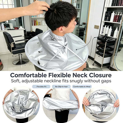 2026 New Diy Hair Cutting Cloak Umbrella Cape Professional Salon Cape 💇‍♂️