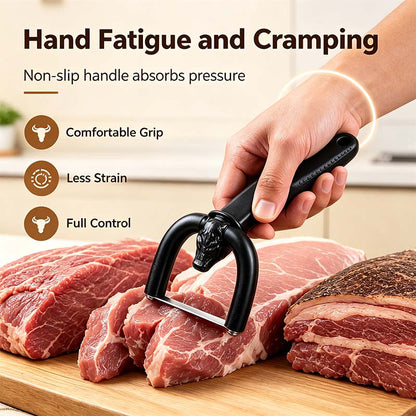 2-in-1 Handheld Meat Cutter and Fat Trimmer, Meat Fat Trimming Tool🥩