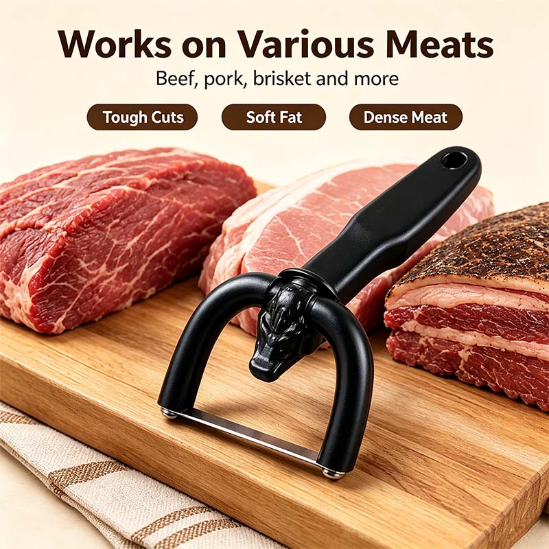 2-in-1 Handheld Meat Cutter and Fat Trimmer, Meat Fat Trimming Tool🥩