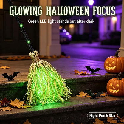 🎃Halloween Sale🎃Animated Witch Broom – Lights, Music & Motion – The Life of the Party