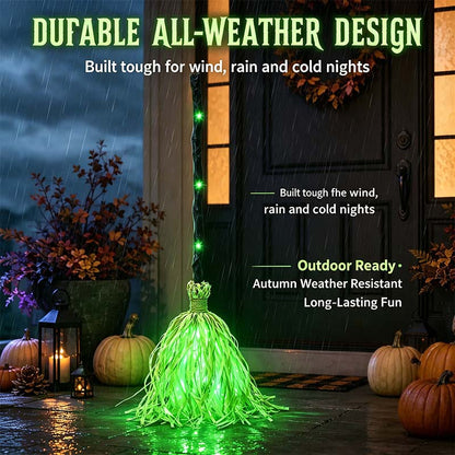🎃Halloween Sale🎃Animated Witch Broom – Lights, Music & Motion – The Life of the Party