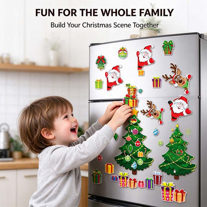 Christmas Refrigerator Magnets, Christmas Tree Magnets for Fridge Stickers Decoration 🎄